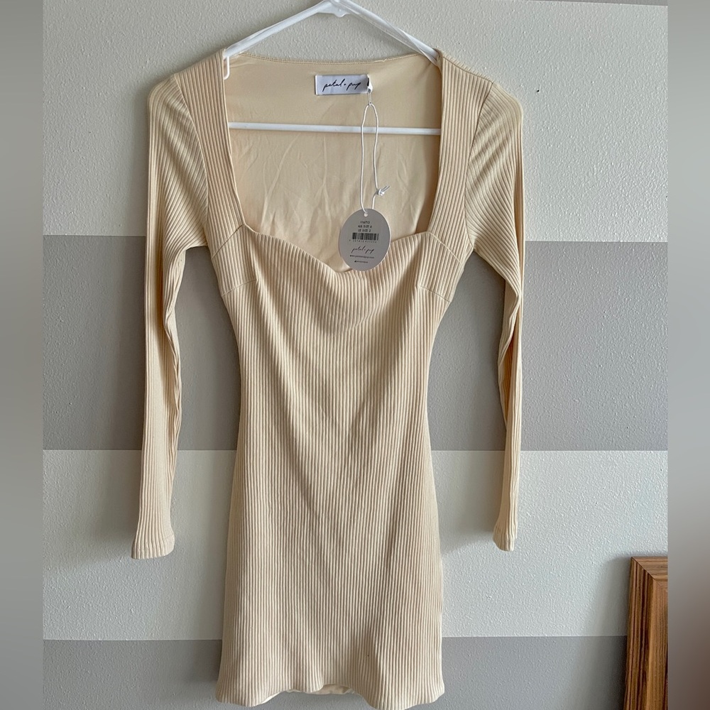 Petal & pup - body con long sleeve mini dress